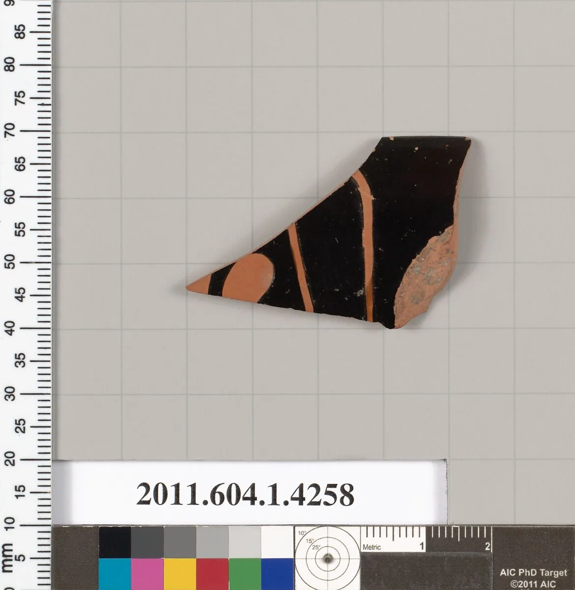 Terracotta rim fragment of a kylix (drinking cup) — Unknown