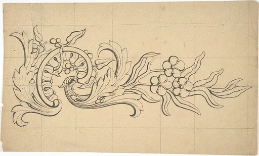 Designs for borders and corners, acanthus