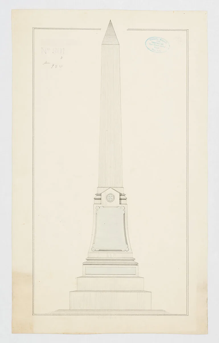Obelisk Grave Monument, No. 901 / 920 — Alexander Maxwell