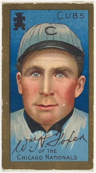 William A. Foxen, Chicago Cubs, National League, from the "Baseball Series" (Gold Borders) set (T205) issued by the American Tobacco Company — American Tobacco Company