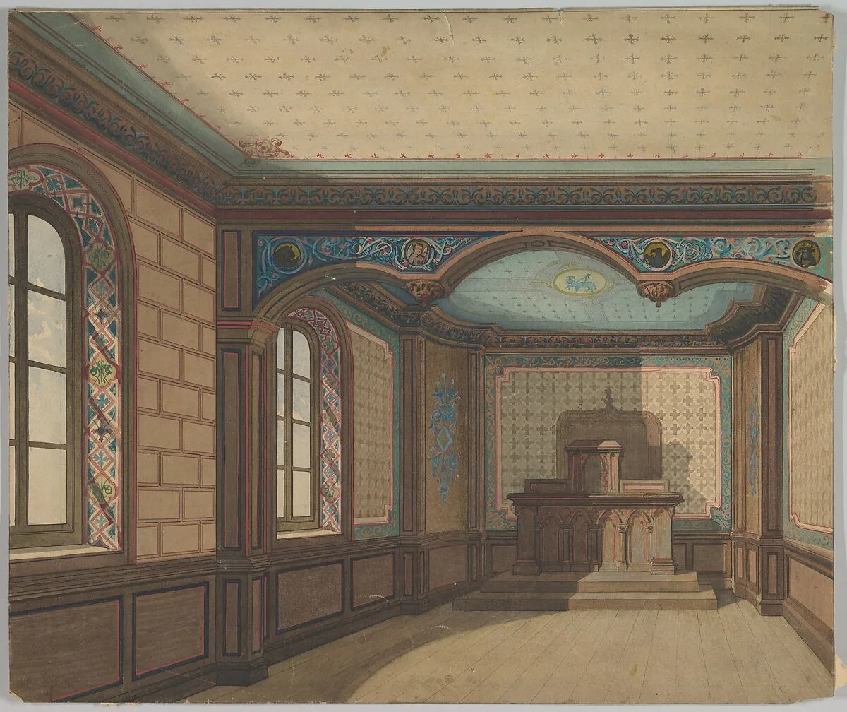 Design for a Stage Set — Eugène Cicéri