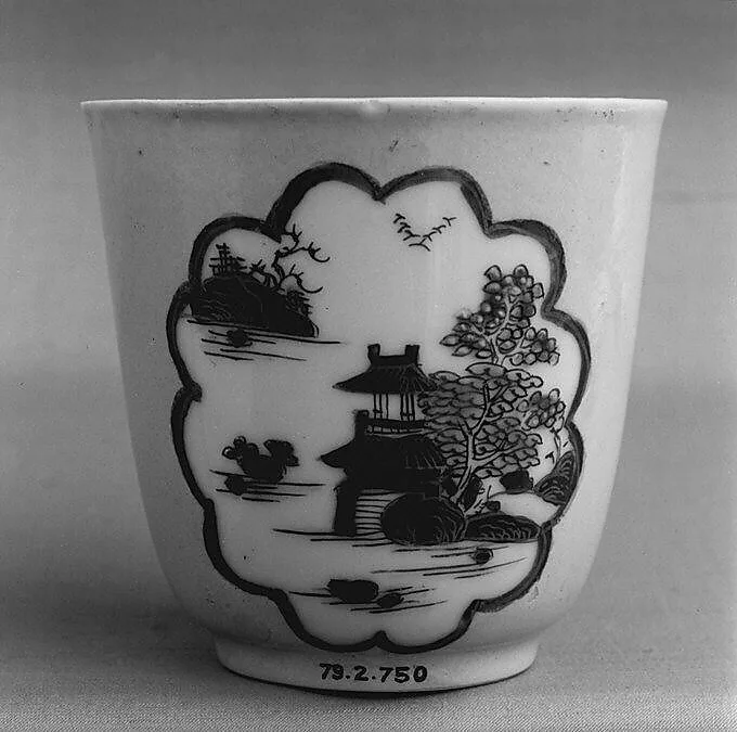 Beaker and saucer — Unknown
