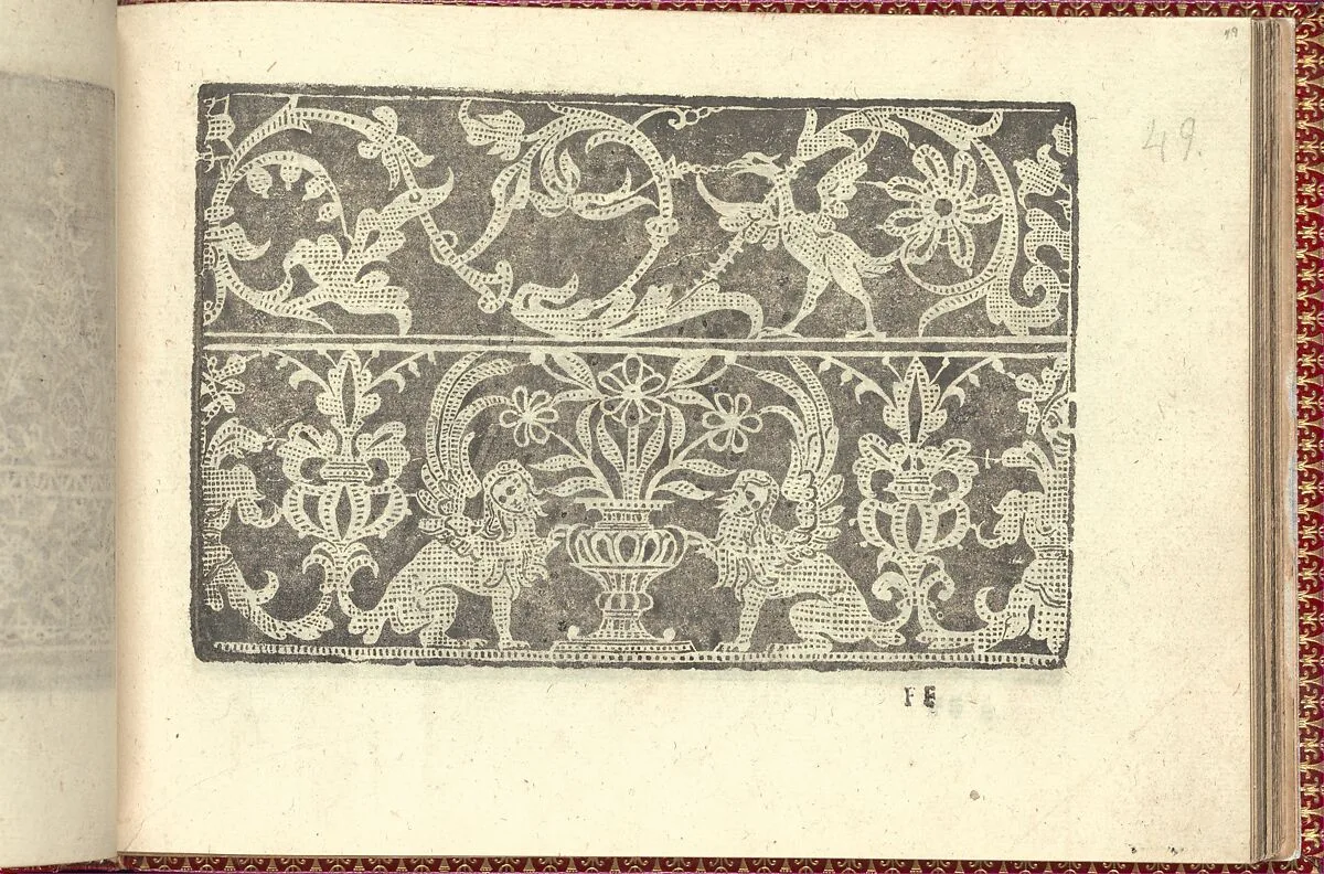 Corona delle Nobili et Virtuose Donne: Libro I-IV, page 49 (recto) — Cesare Vecellio