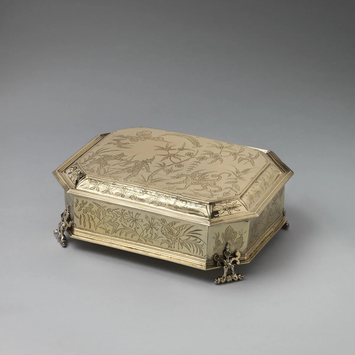 Casket (part of a toilet service) — William Fowle