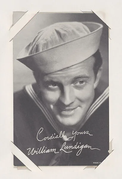 William Lundigan from Movie Stars Exhibit Cards series (W401) — Unknown