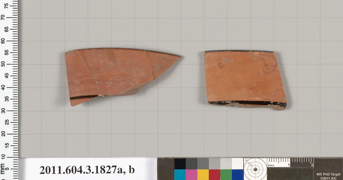Terracotta rim fragments of kylikes: Lip cup (drinking cup) — Unknown