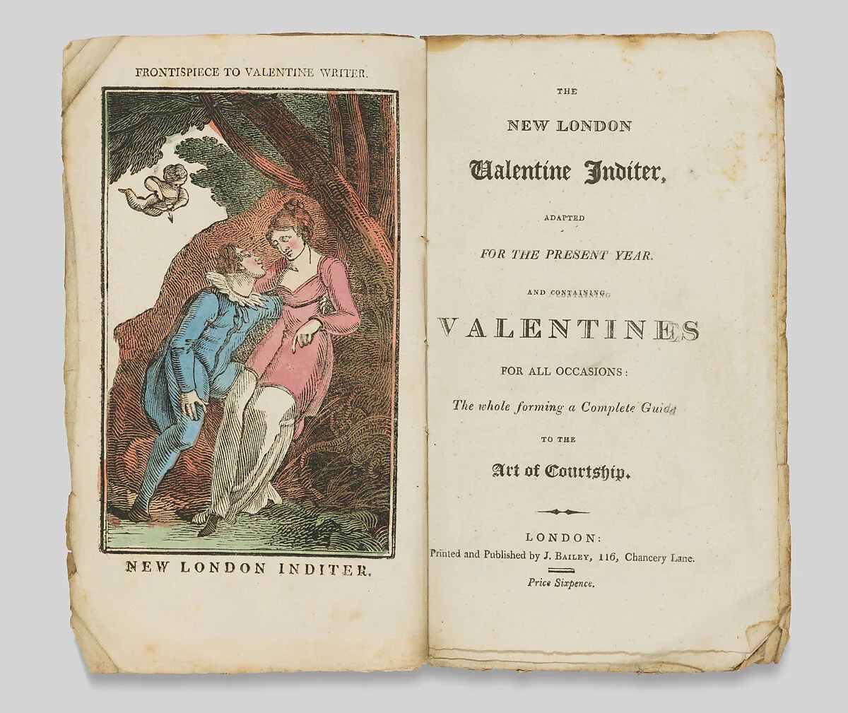 The New London Valentine Inditer Adapted for the Present Year, and Containing Valentines for All Occasions — J. Bailey
