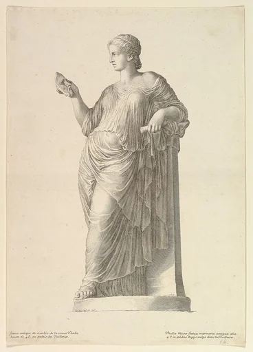 Ancient Statue of the Muse Thalia