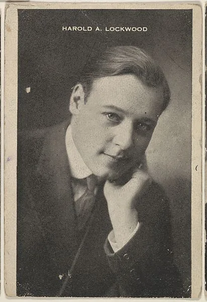 Harold A. Lockwood, from the Black and White Movie Stars series (D1), issued by the E. H. Koester Baking Company — E. H. Koester Baking Company, Baltimore