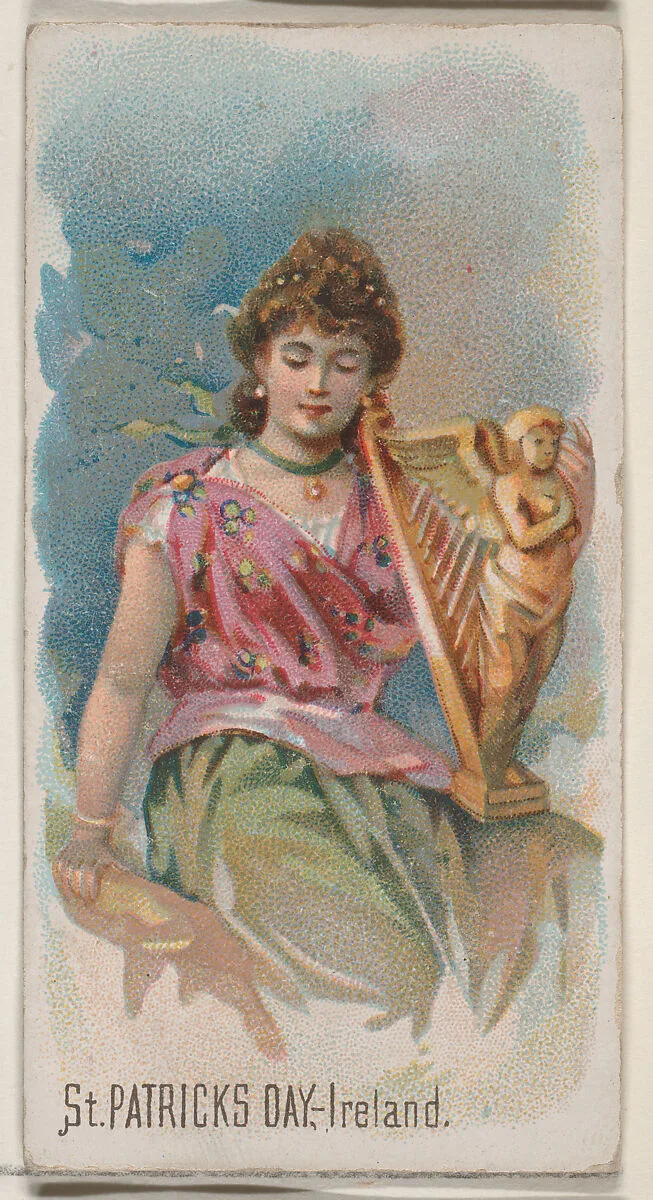 St. Patrick's Day, Ireland, from the Holidays series (N80) for Duke brand cigarettes — W. Duke, Sons & Co.|George S. Harris & Sons