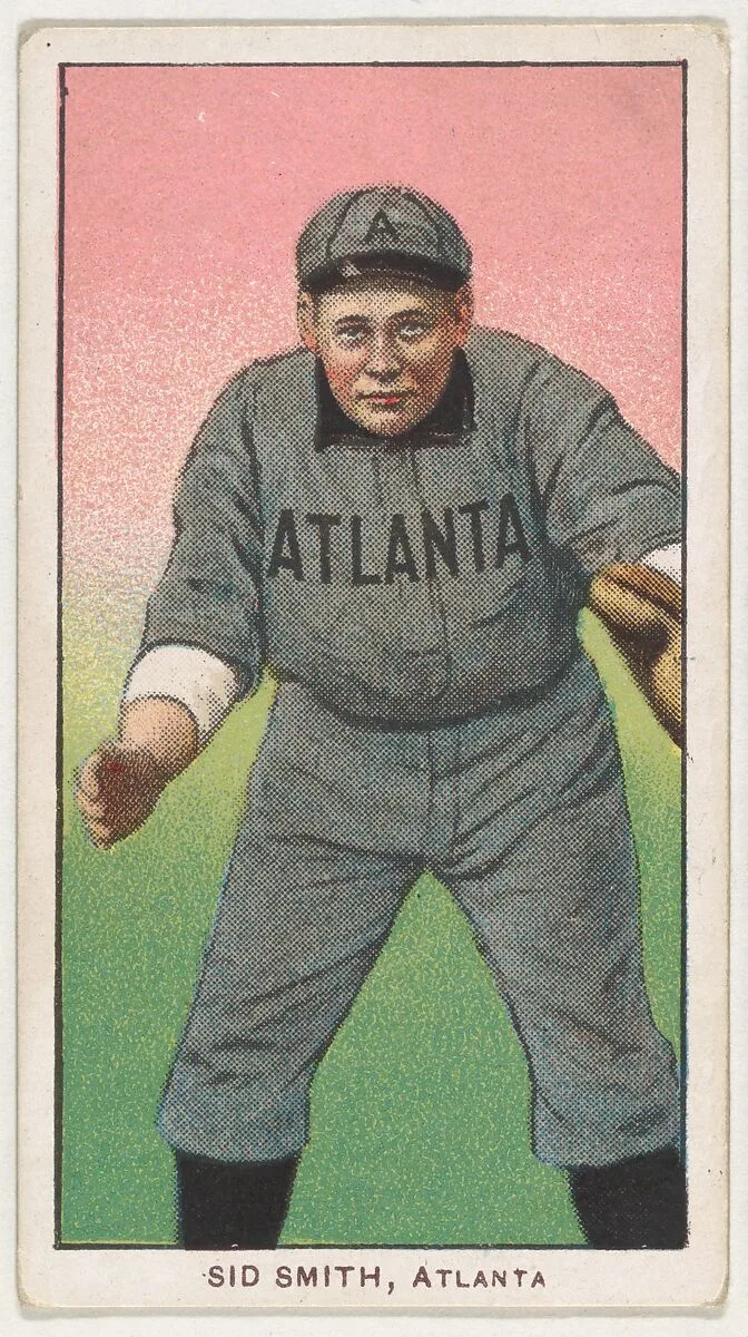 Sid Smith, Atlanta, Southern League, from the White Border series (T206) for the American Tobacco Company — American Tobacco Company
