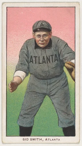Sid Smith, Atlanta, Southern League, from the White Border series (T206) for the American Tobacco Company