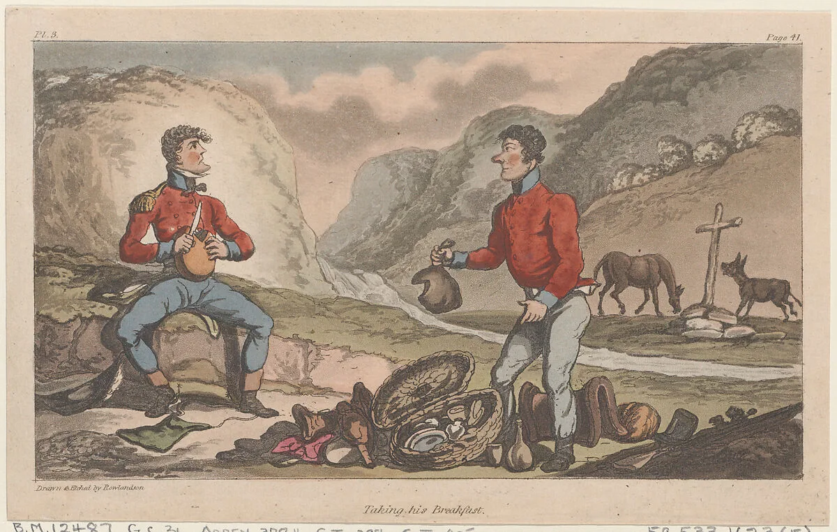 Taking his Breakfast — Patrick Martin & Co|Thomas Rowlandson