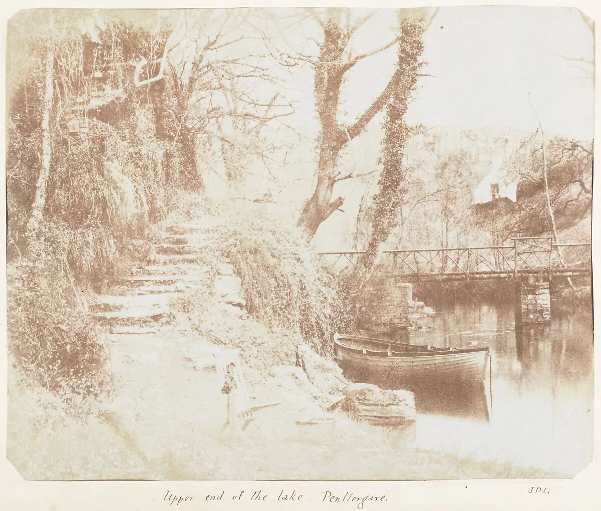 Upper End of the Lake Penllergare — John Dillwyn Llewelyn