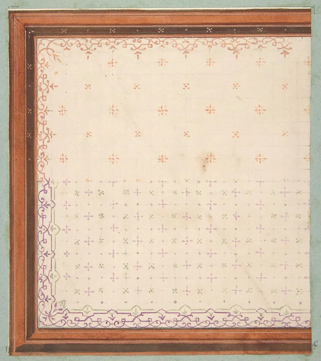 Design for a ceiling — Jules-Edmond-Charles Lachaise|Eugène-Pierre Gourdet