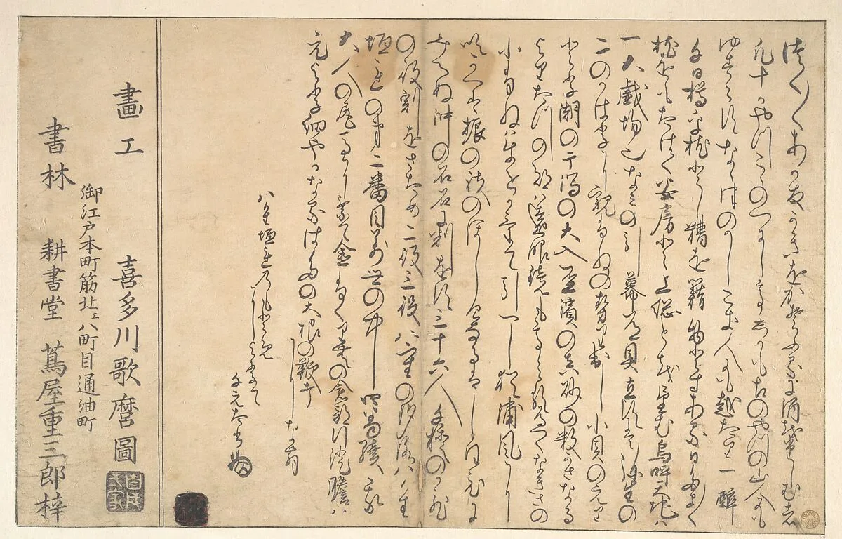Untitled — Kitagawa Utamaro