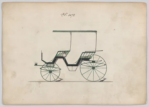 Design for Canopy Top Phaeton, no. 3079