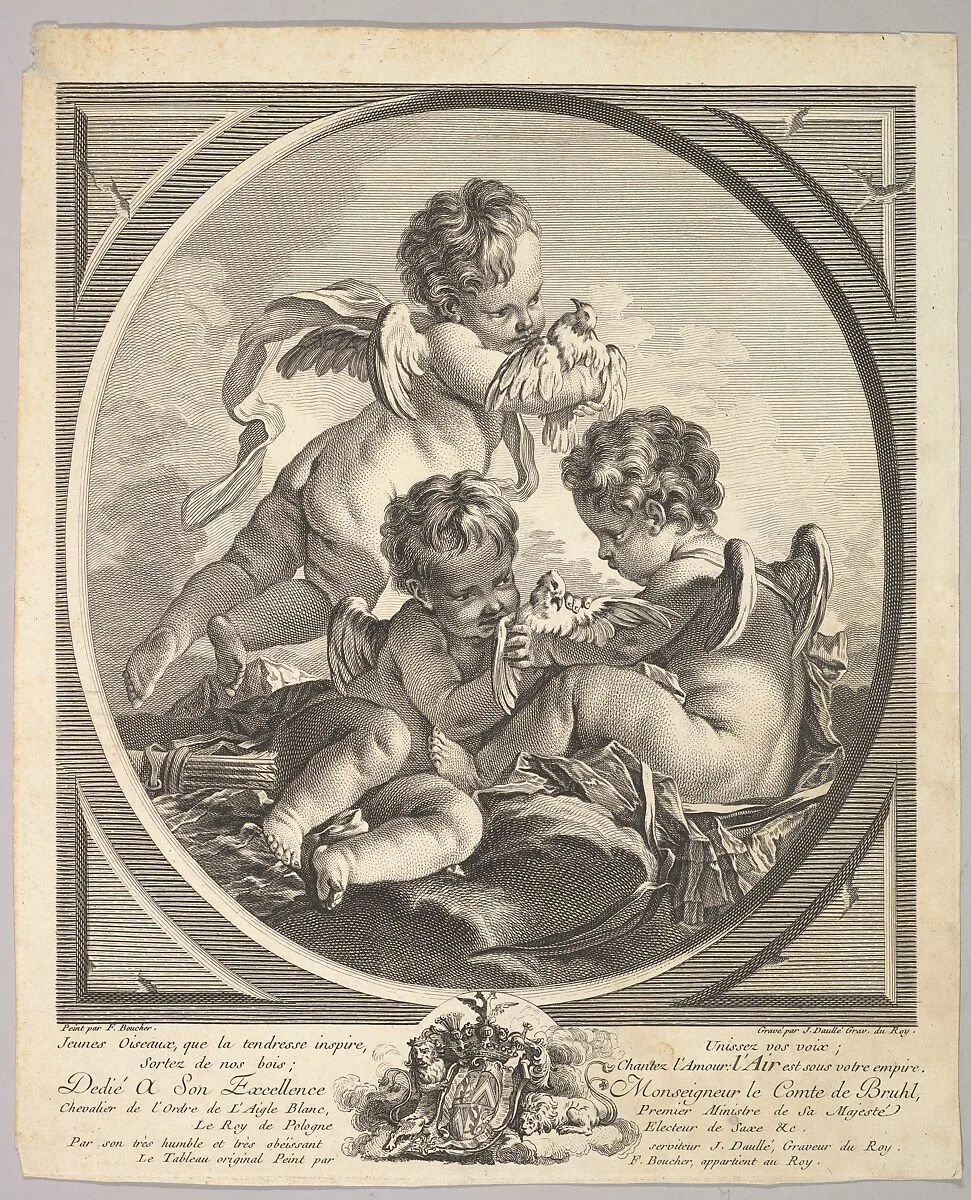 Air — Jean Daullé|François Boucher
