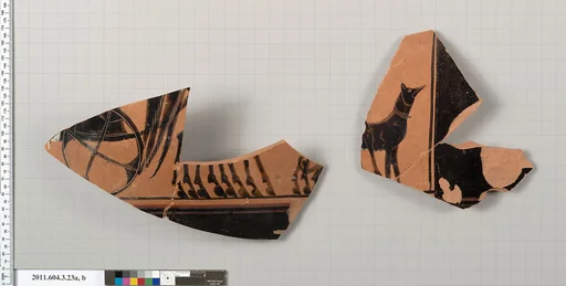 Terracotta fragments of an amphora (jar)