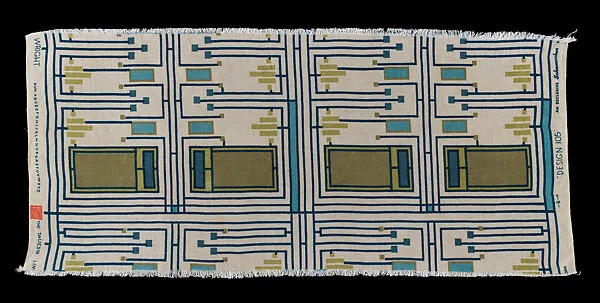 Piece, Design 105, Printed Linen — F. Schumacher & Co.|Frank Lloyd Wright