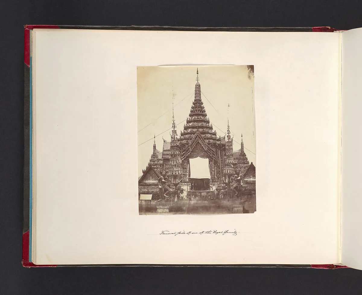 Funeral Pile of One of the Royal Family — John Thomson