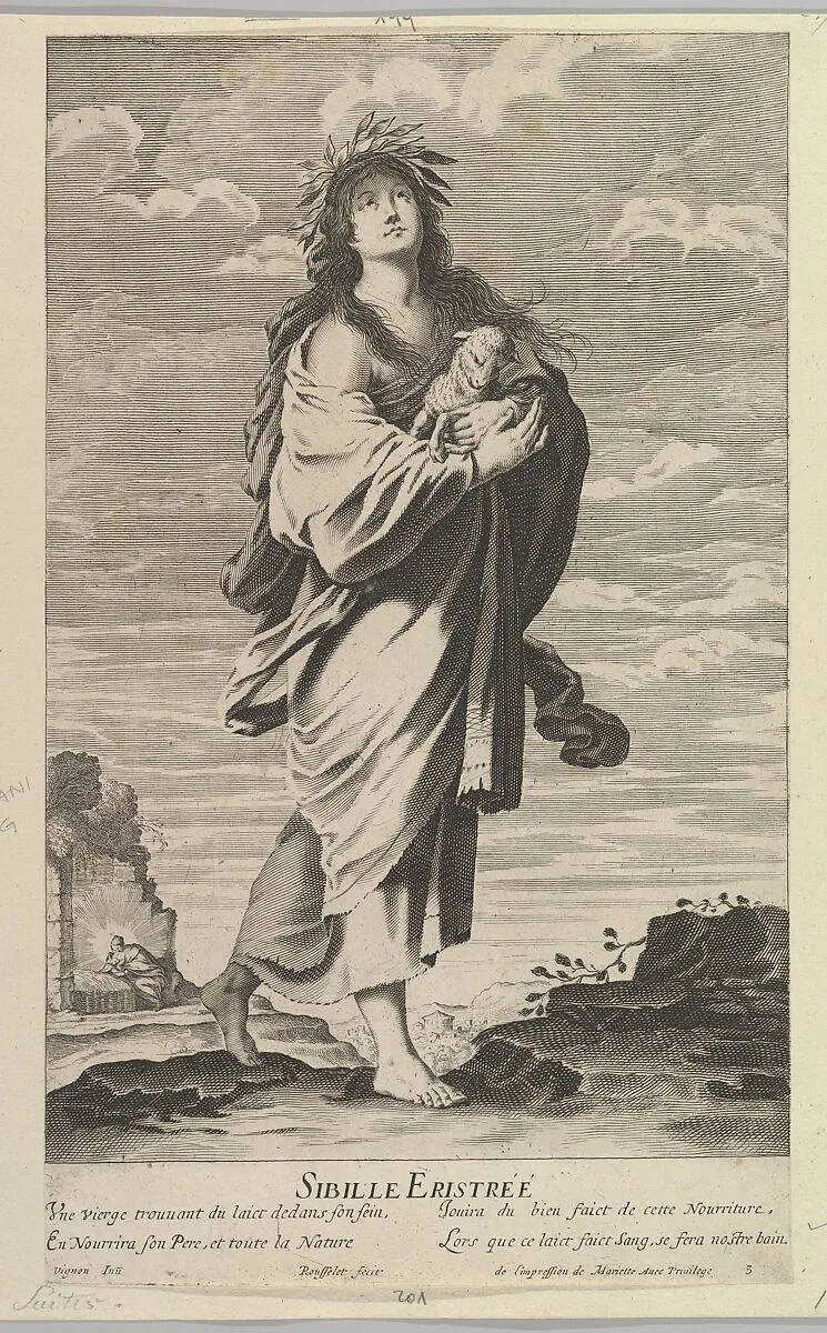 Sibylle Erythréenne — Abraham Bosse|Pierre Mariette|Gilles Rousselet|Claude Vignon