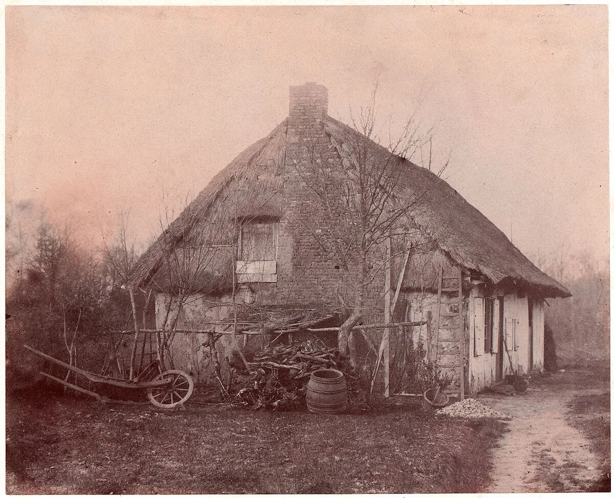Ferme au toit de chaume — Unknown|Imprimerie photographique de Blanquart-Évrard, à Lille