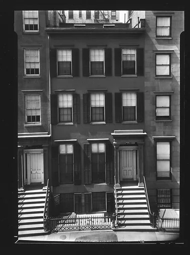 [Brick Greek Revival Apartment Building, New York City?]