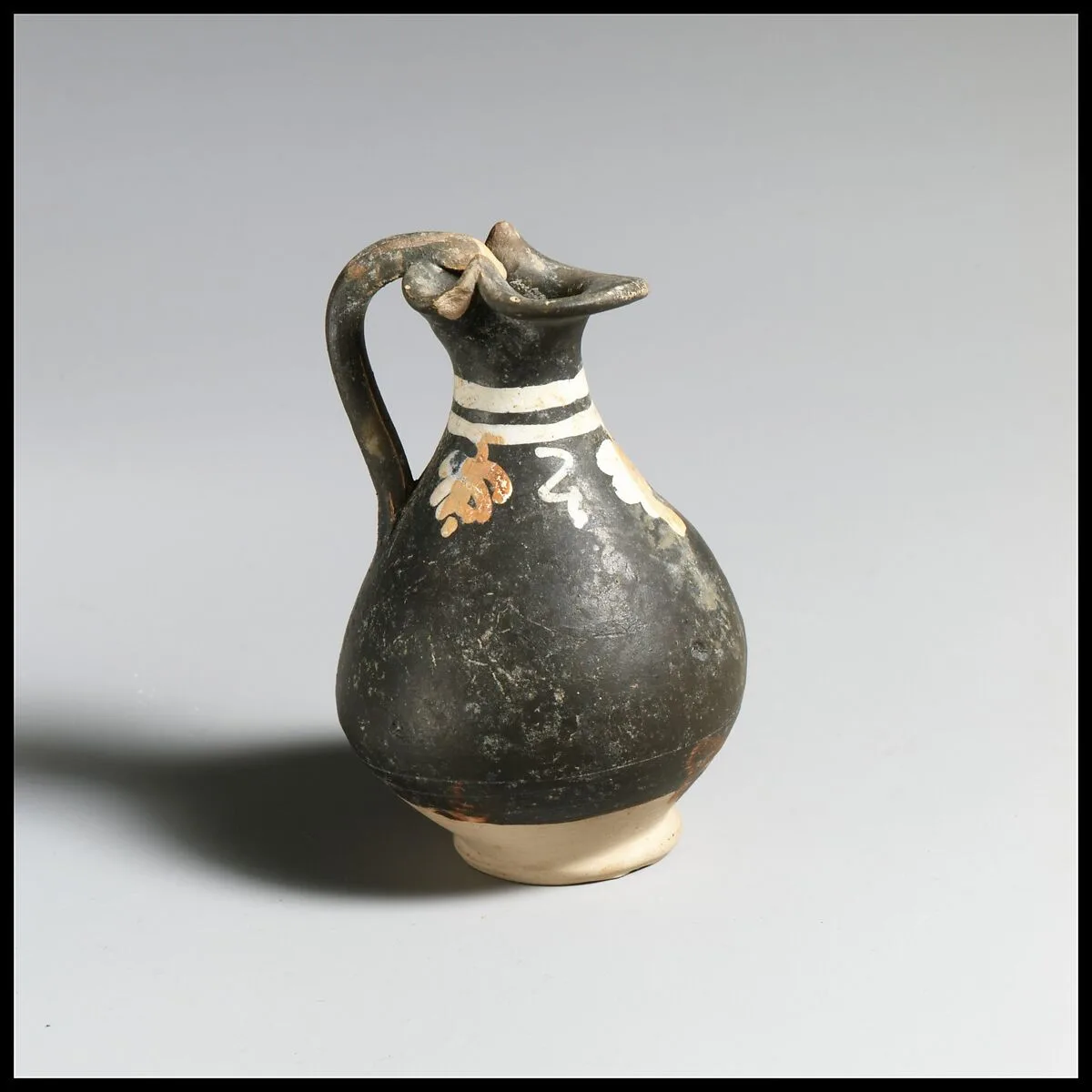 Terracotta miniature oinochoe (jug) — Unknown
