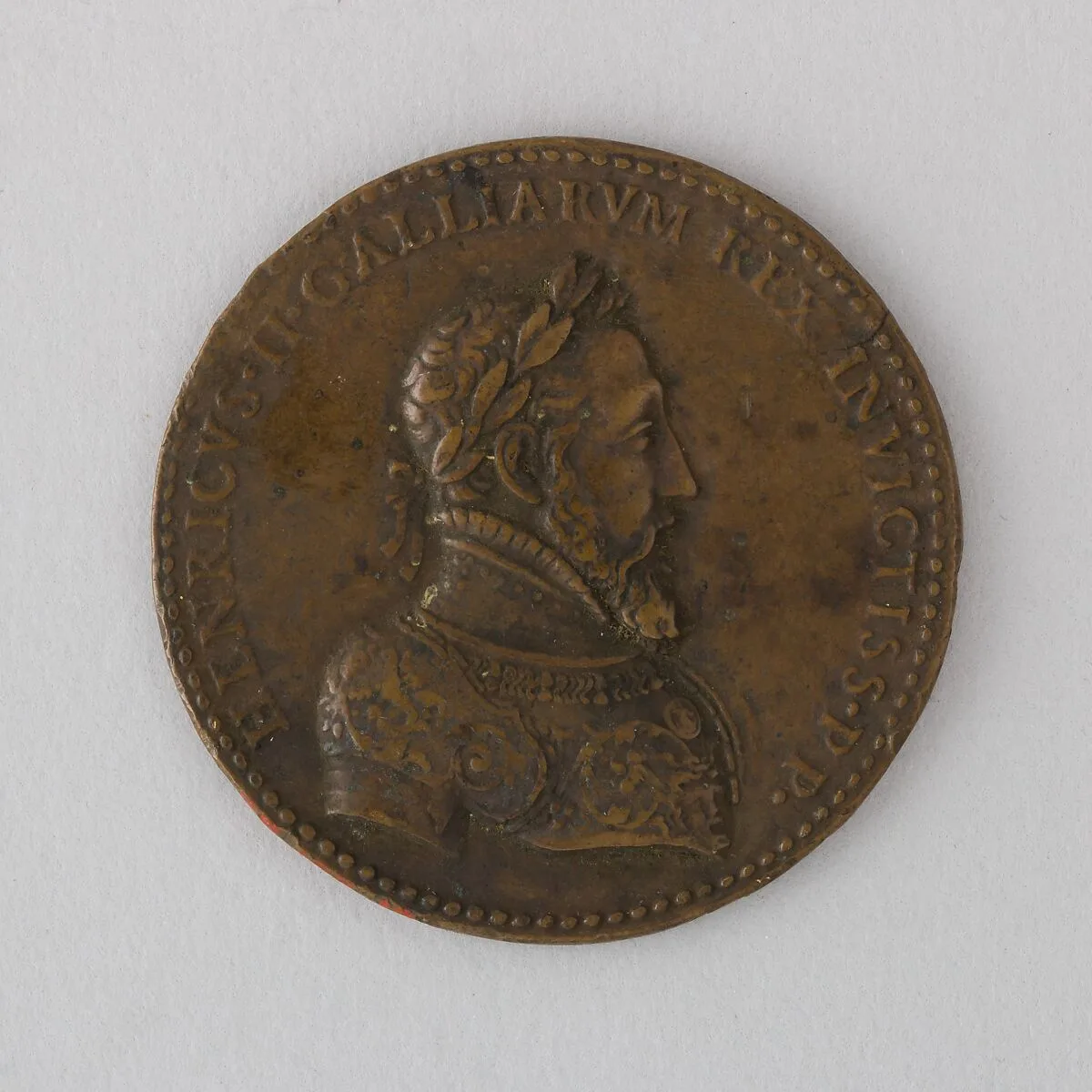 Medal Showing Henry II of France — Unknown