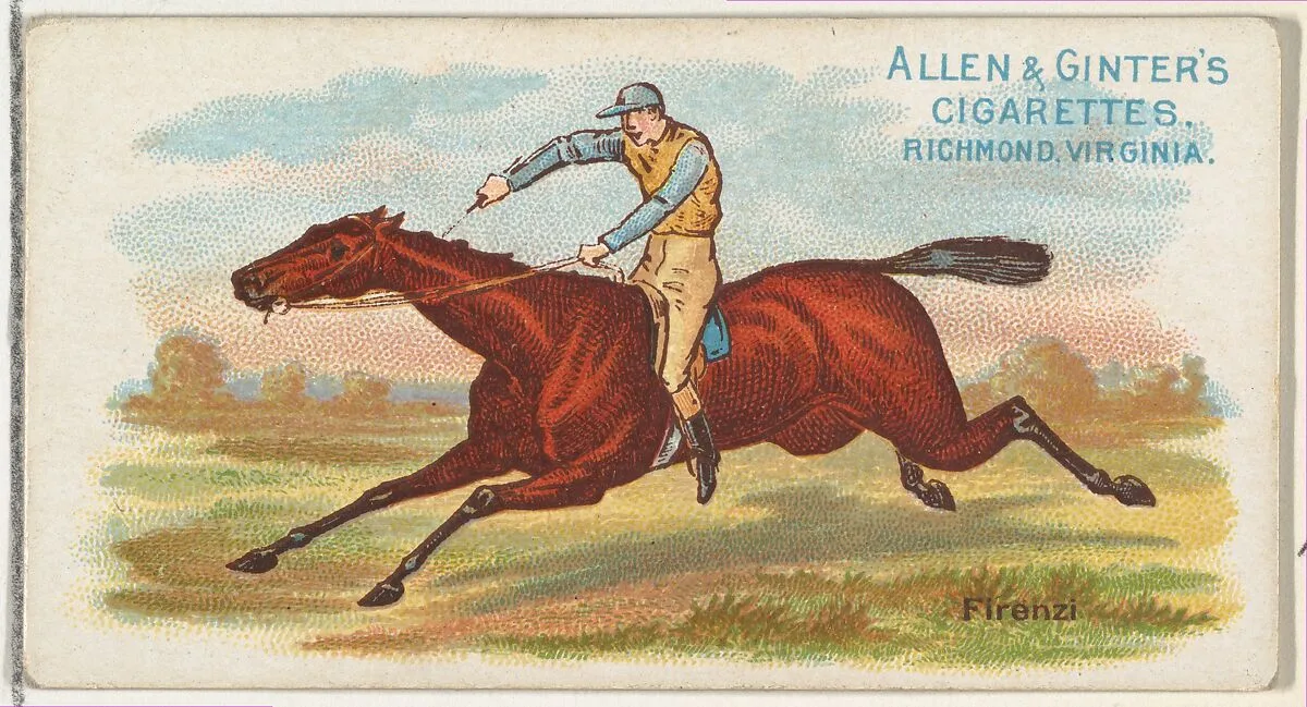 Firenzi, from The World's Racers series (N32) for Allen & Ginter Cigarettes — Allen & Ginter|Lindner, Eddy & Claus