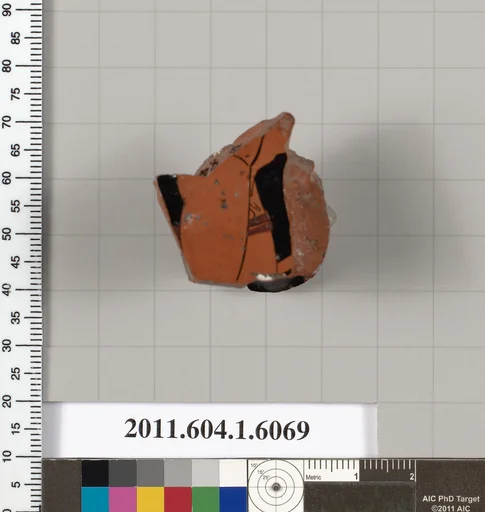 Terracotta fragment of a kylix (drinking cup)