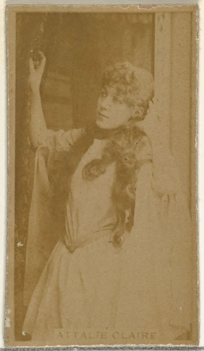Attalie Claire, from the Actors and Actresses series (N145-8) issued by Duke Sons & Co. to promote Duke Cigarettes — American Tobacco Company|W. Duke, Sons & Co.