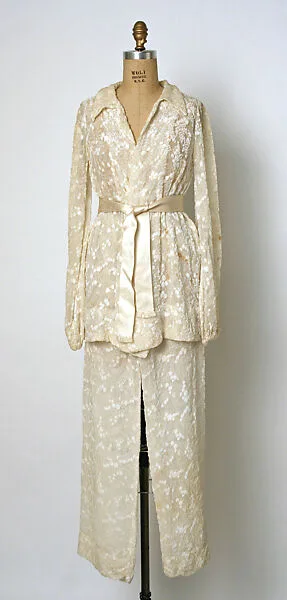 Evening pantsuit — Halston