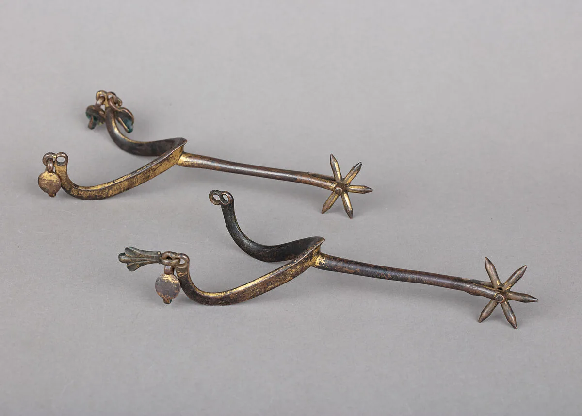 Pair of Rowel Spurs — Unknown