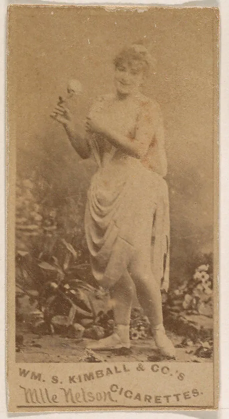 Mlle. Nelson, from the Actresses series (N203) issued by Wm. S. Kimball & Co. — William S. Kimball & Company