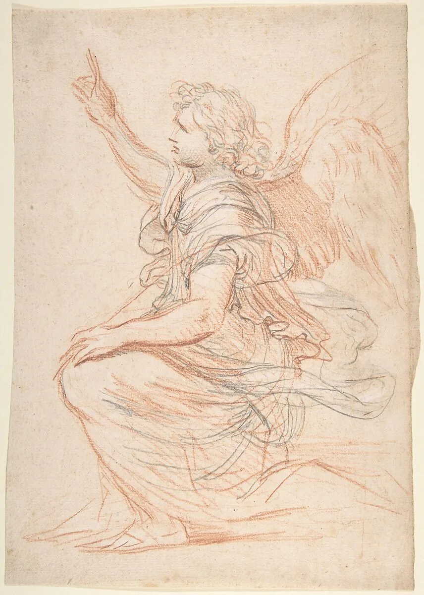 Study for the Archangel Gabriel — Nicolas Mignard