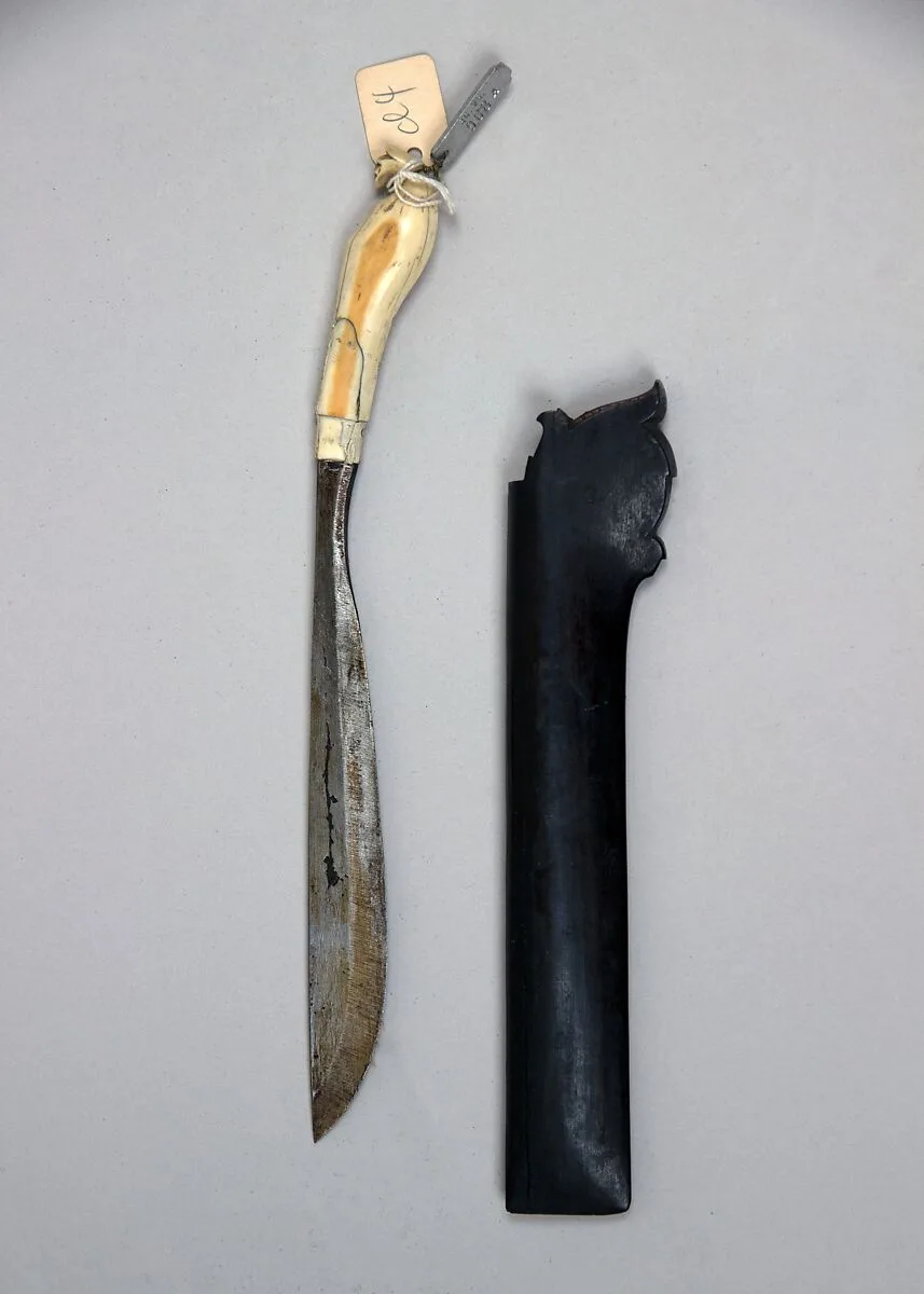 Knife (Golok) with Sheath — Unknown