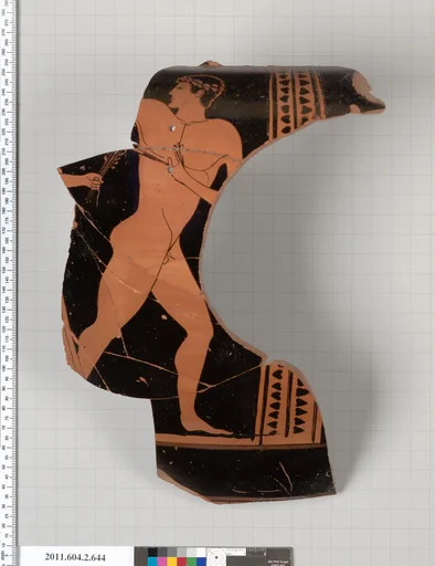 Terracotta fragment of a column-krater (bowl for mixing wine and water)