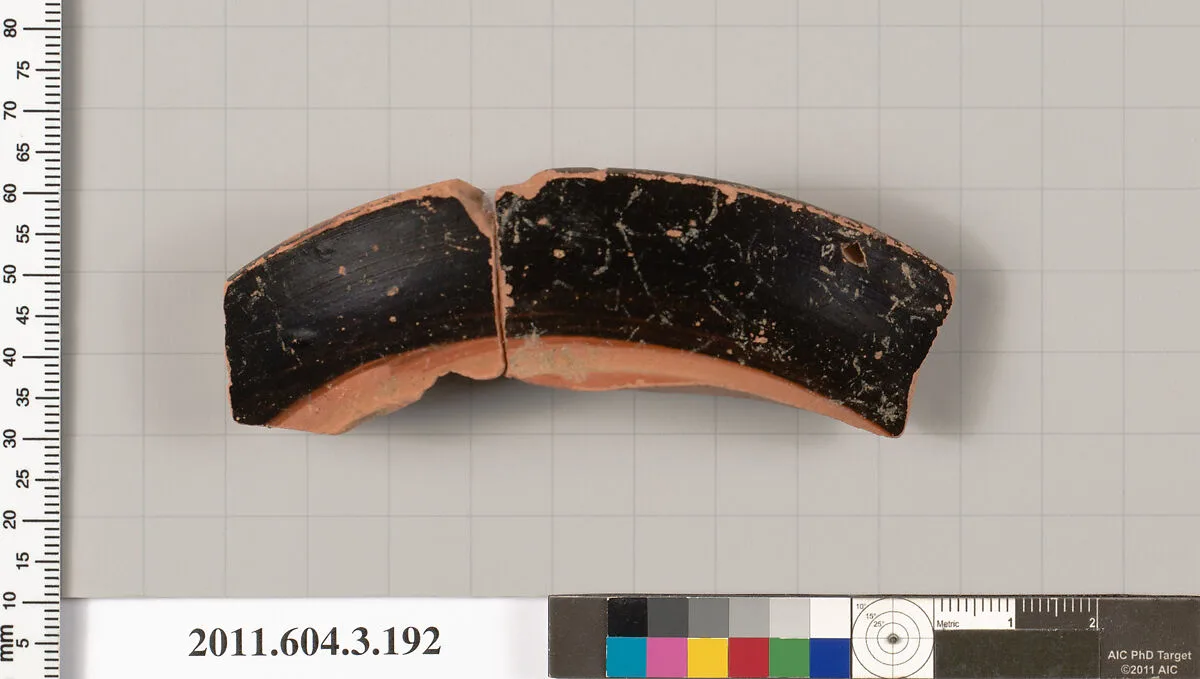 Terracotta fragment of a neck-amphora (jar) — Unknown