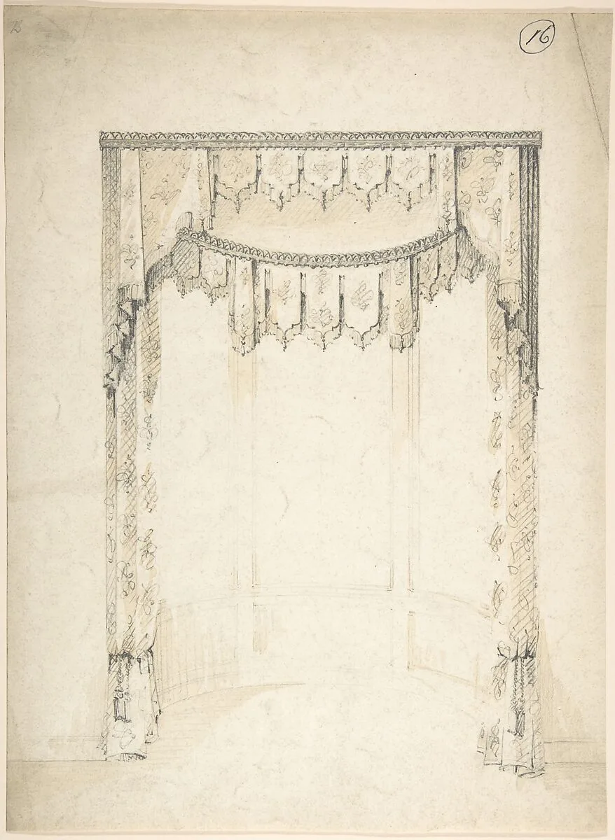 Design for Curtains — Charles Hindley and Sons