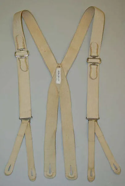 Evening suspenders — Unknown