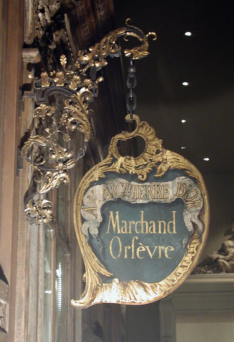 Shop bracket and sign — Unknown