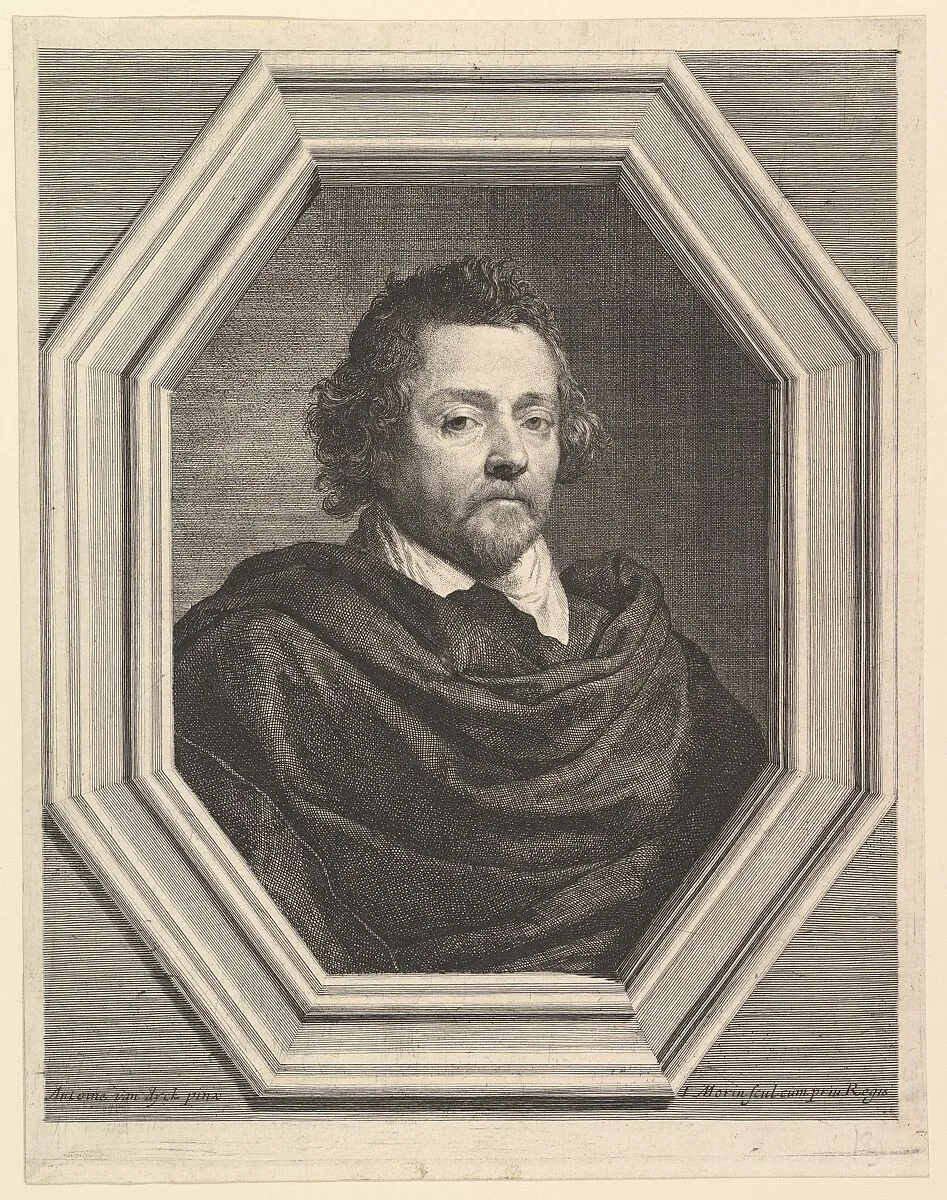 Nicolas Chrystin, bourgeois d'Anvers — Jean Morin|Anthony van Dyck