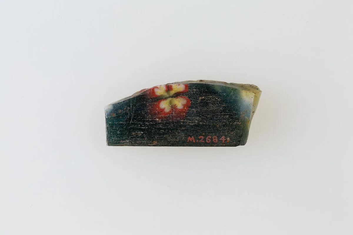 Floral plaque — Unknown