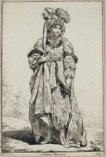 Sultane Blanche and Le Grand Visir (White Sultaness and The Grand Vizir), from the series "Caravane du Sultan à la Mecque..." (Caravan of a Sultan Going to Mecca)