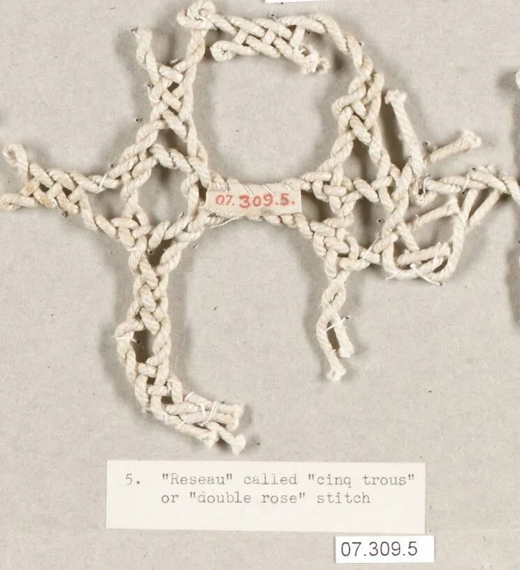 Example of lace stitch — Unknown