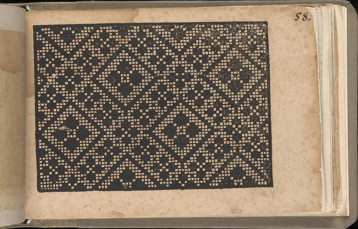 Schön newes Modelbuch (Page 58r) — Sigismundus Latomus