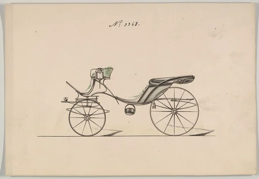 Design for Cabriolet or Victoria, no. 3368