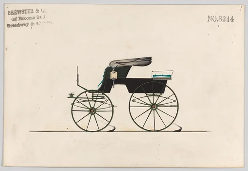 Design for Stanhope Phaeton, no. 3244